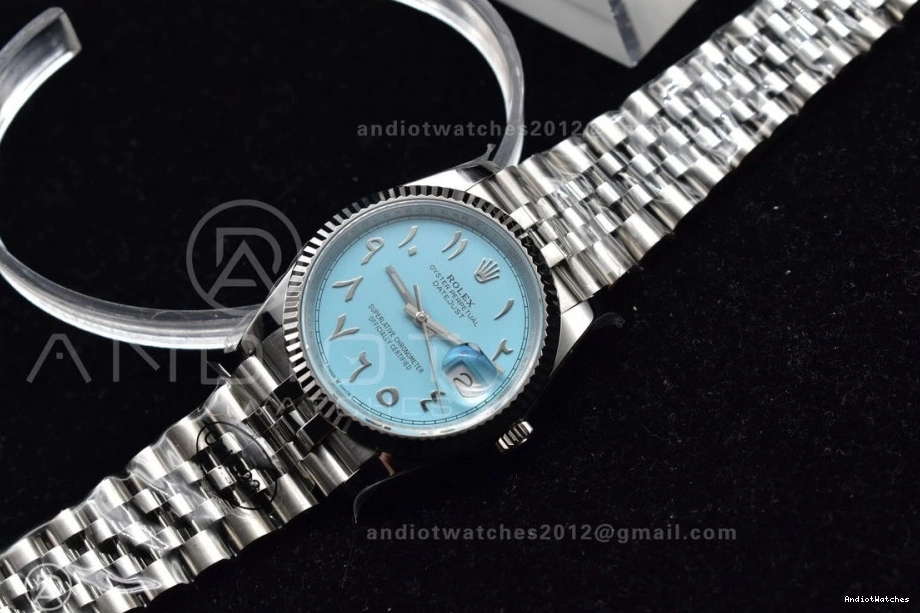 Versatile 566 Best Dial Marker Edition Jubilee Tiffany on 36 DateJust DIWF Blue 1:1 Arabic 904L SA 126234 Steel Bracelet 0122
